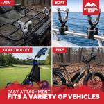 ATV Clamp-on Gun Holder with Rubber Straps