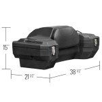 Rage Powersports Black Widow 15" Locking Cargo Box