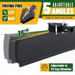 ECOTRIC 48" Adjustable Scrape Blade for ATV/UTV