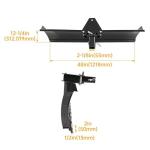 ECOTRIC 48" Adjustable Scrape Blade for ATV/UTV