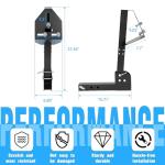 KUAFU Spare Tire Carrier for 2" Hitch Receiver