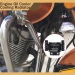 Universal ATV Motorcycle Oil Cooler Radiator Accessory