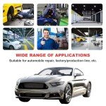 Dickno 2 PCS CV Joint Boot Clamp Pliers, Heavy Duty Automotive Clamp Pliers Kit with CV Boot Clamps, Universal Ear CV Axle Boot Clamp Pliers, Vehicle Repair Tool for Car ATV UTV (Red)