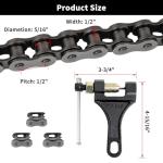 IDEASURE 420 Standard Roller Chain with Master Links