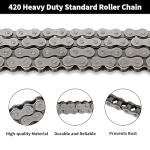IDEASURE 420 Standard Roller Chain with Master Links