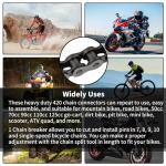 IDEASURE 420 Standard Roller Chain with Master Links