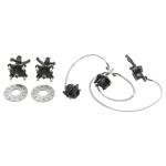 KONKENIE 7PCS Front Wheel Hub & Brake Kit