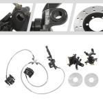 KONKENIE 7PCS Front Wheel Hub & Brake Kit