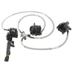 KONKENIE 7PCS Front Wheel Hub & Brake Kit