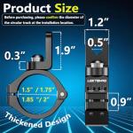 Adjustable LED Light Bar Mount for UTVs