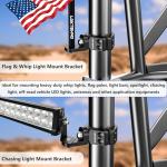 Adjustable LED Light Bar Mount for UTVs