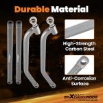 maXpeedingrods Rear Radius Bars for Polaris RZR XP