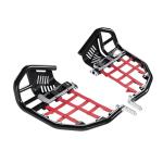 Honda 400EX 400X Aluminum Nerf Bars with Red Nets