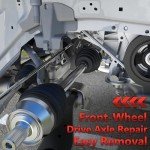 limontek Inner CV Axle Puller Removal Tool with Slide Hammer & 48mm 63mm CV Joint Fork Adapter, Front Wheel Drive Axle Puller Slide Hammer Set