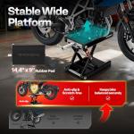 VIVOHOME Steel Scissor Jack for ATVs and Motorcycles