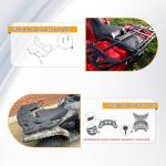 ATV Rear Passenger Seat Rack and Cargo Box