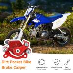 FVRITO Rear Brake Caliper and Pads for Mini Bikes