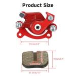 FVRITO Rear Brake Caliper and Pads for Mini Bikes