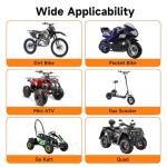 FVRITO Rear Brake Caliper and Pads for Mini Bikes