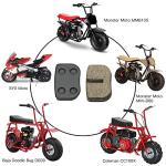 Mini Bike Brake Pads for 49cc to 100cc ATVs