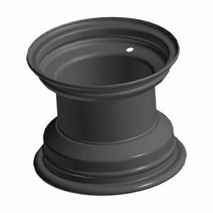 Polaris ATV Rear Weld Rim 8x6.5 Black