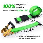 Heavy Duty Wheel Chock Tie-Down Kit - 2 Pack