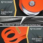 TICONN 10 Ton Heavy Duty Winch Snatch Block