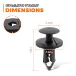 150pcs ATV Body Fastener Rivets Push Pins