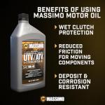 High Mileage Synthetic Blend Motor Oil 10W-40