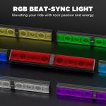 34" Waterproof ATV Sound Bar with Bluetooth & RGB