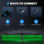 34" Waterproof ATV Sound Bar with Bluetooth & RGB