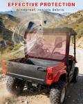 Rhino UTV Soft Rear Windshield with Zipper