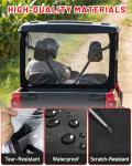 Rhino UTV Soft Rear Windshield with Zipper