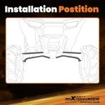 maXpeedingrods Rear Radius Bars for Polaris RZR XP