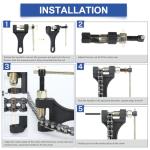 YOXUFA 420 Motorcycle Chain for 50-125cc ATVs