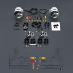 GoHawk AJ4-Halo Waterproof Bluetooth ATV Speakers