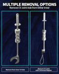 Heavy-Duty Inner CV Joint Puller Tool Kit