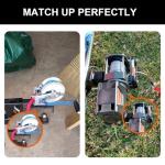 lifgarfe Universal Trailer Winch Plate Hitch Mount Winch Cradle Mounting Plate with 2" Receiver Fit for ATV UTV