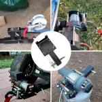 lifgarfe Universal Trailer Winch Plate Hitch Mount Winch Cradle Mounting Plate with 2" Receiver Fit for ATV UTV