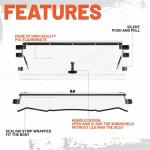Kojem 3-in-1 Folding Windshield for Kawasaki Teryx