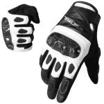 Goatskin Leather Touchscreen Gloves for ATV Riding