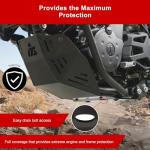 Tusk Aluminum Skid Plate for KLR650 2022-2023