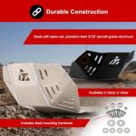 Tusk Aluminum Skid Plate for KLR650 2022-2023