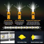 Zmoon 12in Waterproof LED Light Bar for ATVs