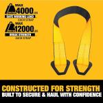 DEWALT Premium 2" x 38" Tie Down Strap Kit