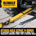 DEWALT Premium 2" x 38" Tie Down Strap Kit