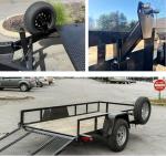 Lusheer Trailer Spare Wheel Support Bracket