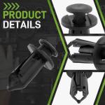 120 PCS UTV Fender Clips & Rivets Set