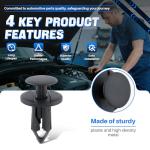 100pcs ATV Fender Clips for Suzuki, Honda, Can-Am