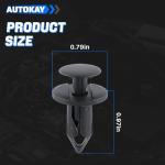 100pcs ATV Fender Clips for Suzuki, Honda, Can-Am